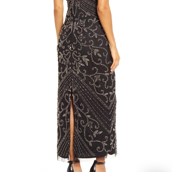 Nude beaded gown Nordstrom Pisarro Nights - Picture 9 of 10